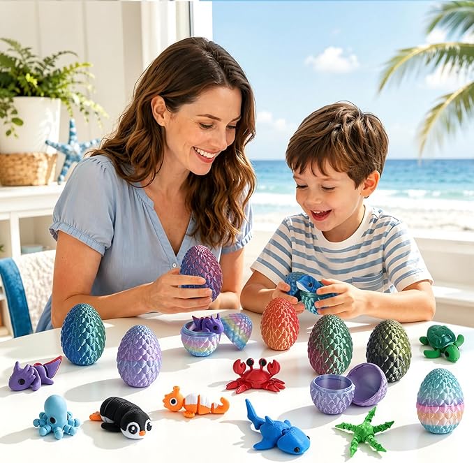 24 stuks 3D geprinte verrassin - 3D Printing Fidget Toys recensie en prijs