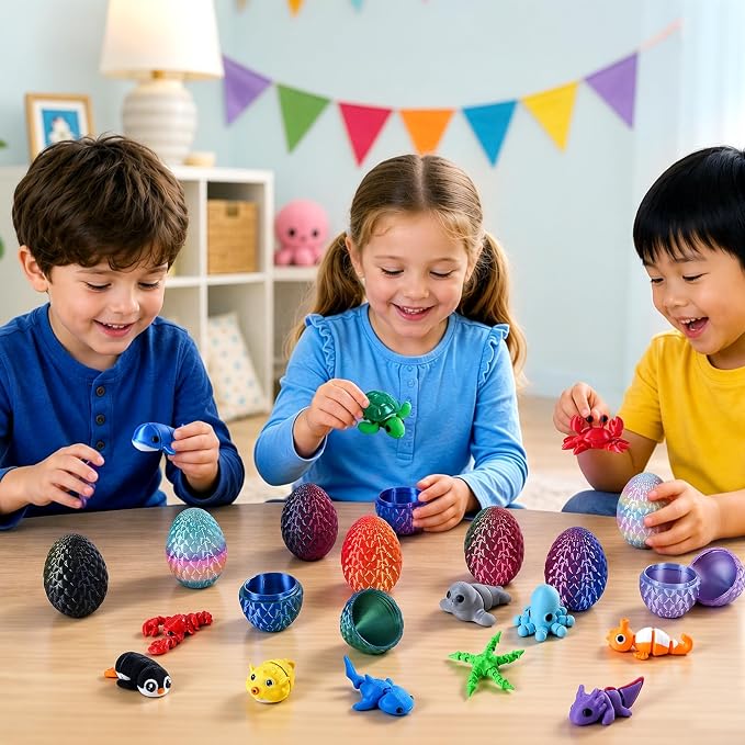 24 stuks 3D geprinte verrassin - 3D Printing Fidget Toys recensie en prijs